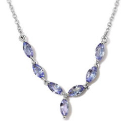 Tanzanite Necklace in...